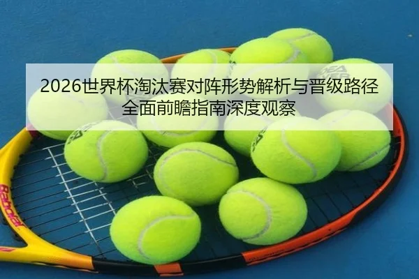 2026世界杯淘汰赛对阵形势解析与晋级路径全面前瞻指南深度观察